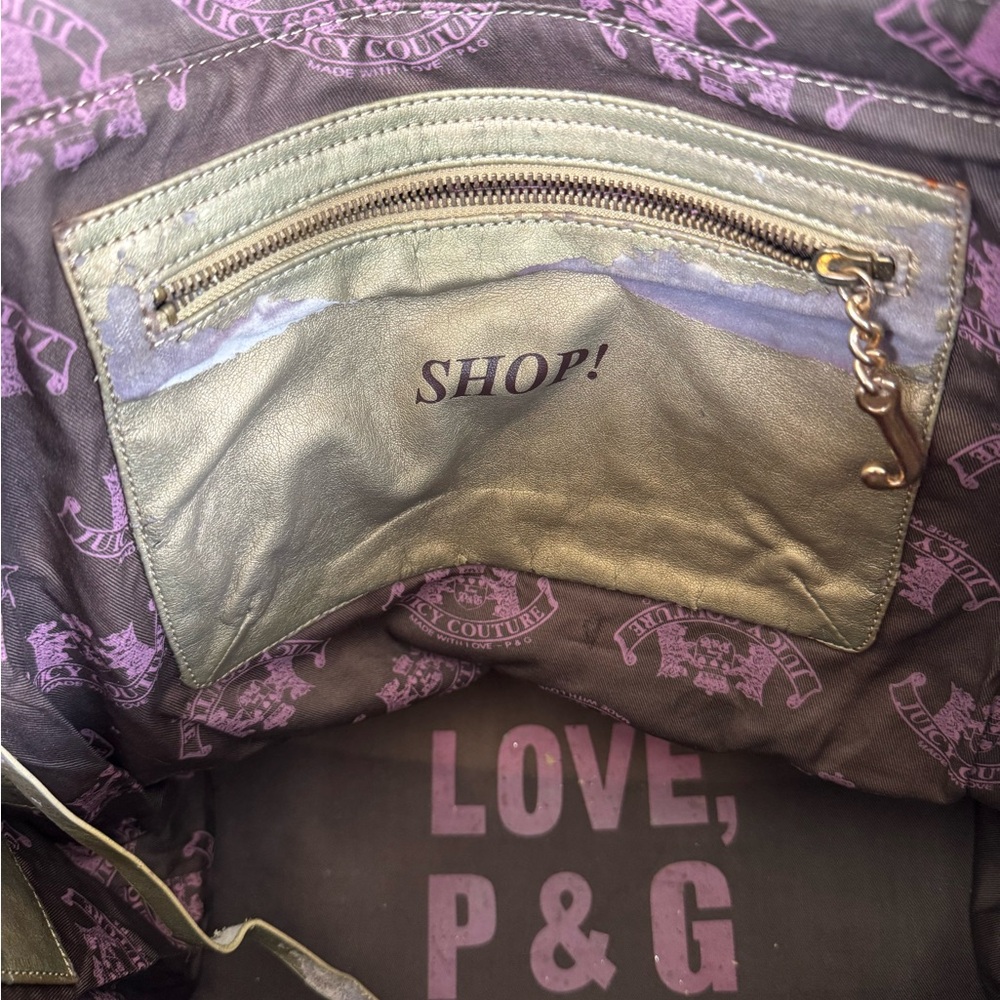 3 HR SALE 🚨 2002 XL Juicy Couture Black Scottie Tote - Picture 8 of 12